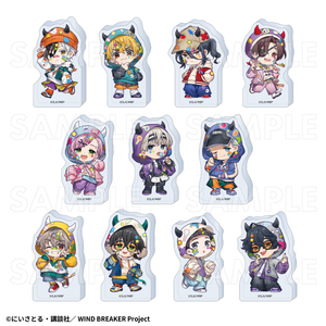 【2026年8月下旬発売】TVアニメ「WIND BREAKER」【でびデコパーカー】ちびキャラver.　アクリルブロック（全11種）