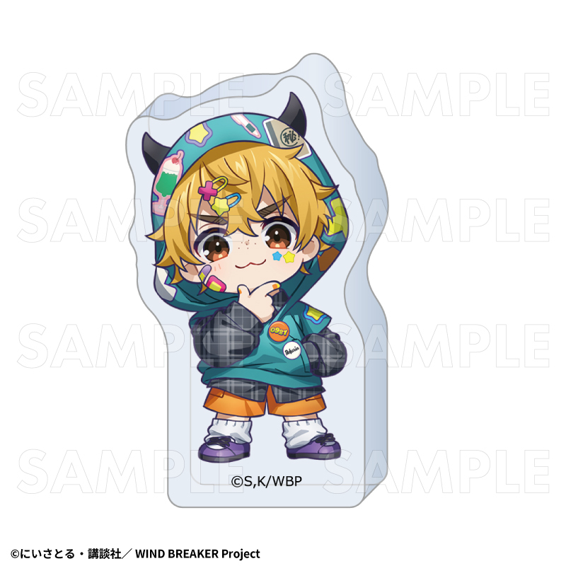 【2026年8月下旬発売】TVアニメ「WIND BREAKER」【でびデコパーカー】ちびキャラver.　アクリルブロック（全11種）