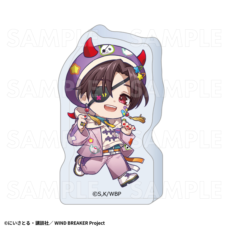 【2026年8月下旬発売】TVアニメ「WIND BREAKER」【でびデコパーカー】ちびキャラver.　アクリルブロック（全11種）