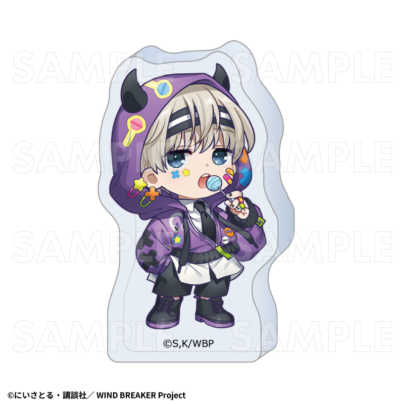 【2026年8月下旬発売】TVアニメ「WIND BREAKER」【でびデコパーカー】ちびキャラver.　アクリルブロック（全11種）