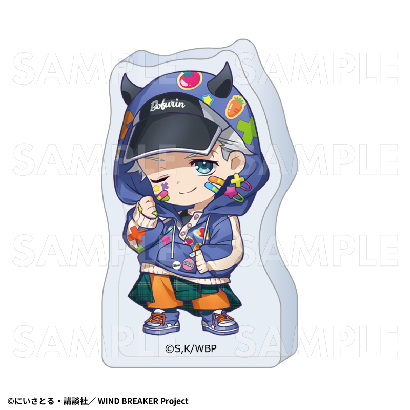 【2026年8月下旬発売】TVアニメ「WIND BREAKER」【でびデコパーカー】ちびキャラver.　アクリルブロック（全11種）