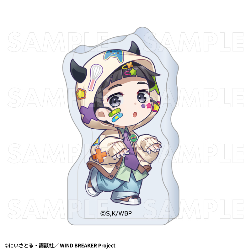 【2026年8月下旬発売】TVアニメ「WIND BREAKER」【でびデコパーカー】ちびキャラver.　アクリルブロック（全11種）