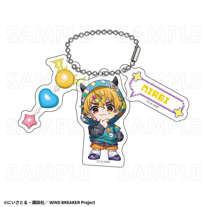 【2026年8月下旬発売】TVアニメ「WIND BREAKER」【でびデコパーカー】ちびキャラver. アクリルキーホルダー(全11種)