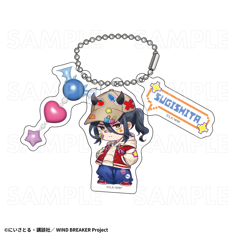 【2026年8月下旬発売】TVアニメ「WIND BREAKER」【でびデコパーカー】ちびキャラver. アクリルキーホルダー(全11種)