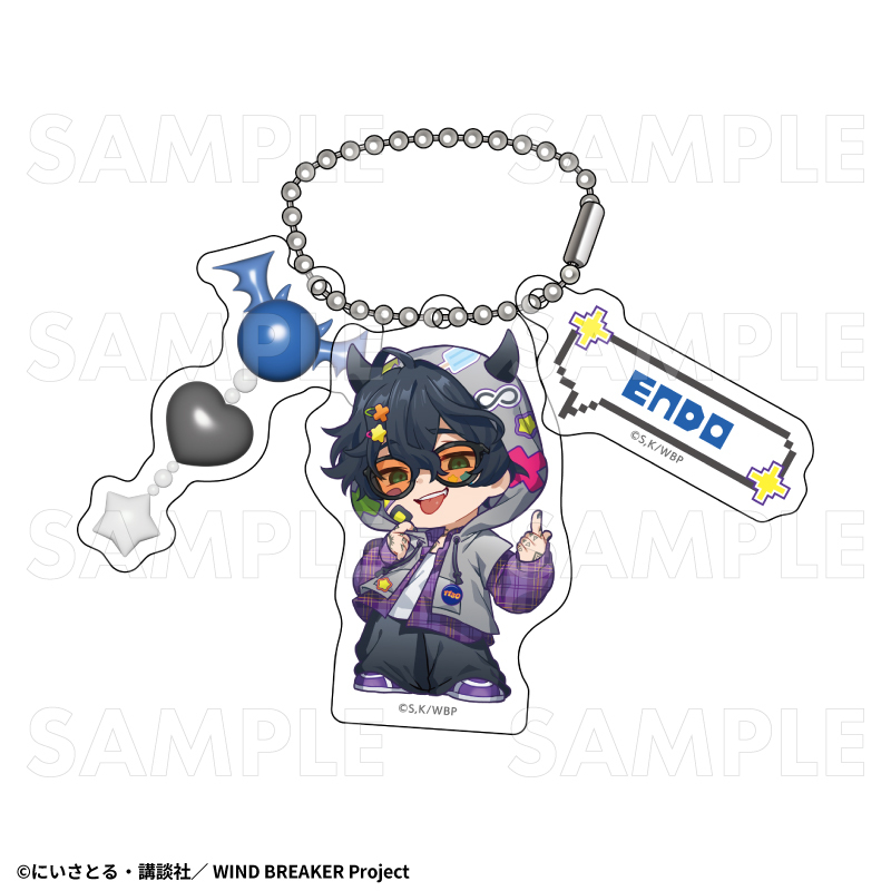 【2026年8月下旬発売】TVアニメ「WIND BREAKER」【でびデコパーカー】ちびキャラver. アクリルキーホルダー(全11種)