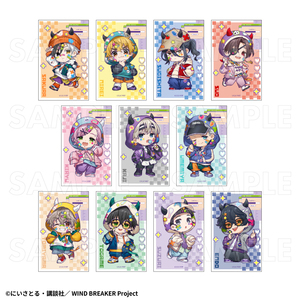 【2026年8月下旬発売】TVアニメ「WIND BREAKER」【でびデコパーカー】ちびキャラver.　トレーディングミニブロマイド（全11種）