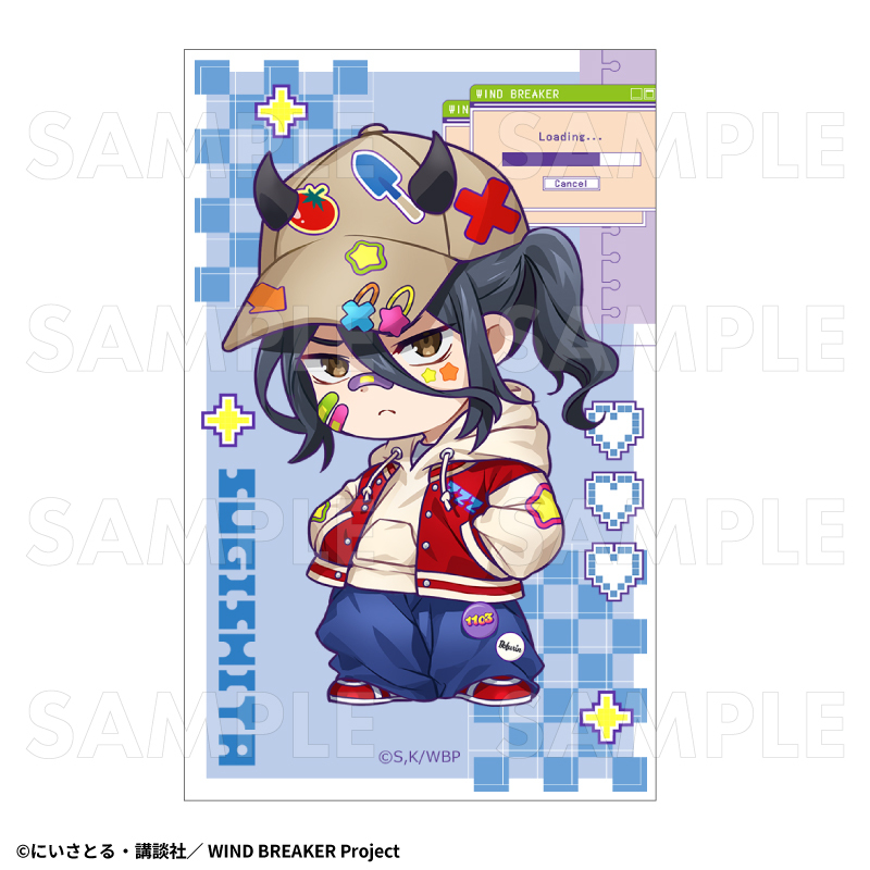 【2026年8月下旬発売】TVアニメ「WIND BREAKER」【でびデコパーカー】ちびキャラver. トレーディングミニブロマイド(全11種)