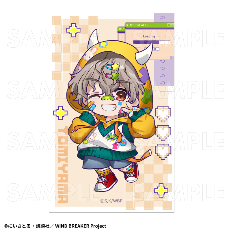 【2026年8月下旬発売】TVアニメ「WIND BREAKER」【でびデコパーカー】ちびキャラver. トレーディングミニブロマイド(全11種)