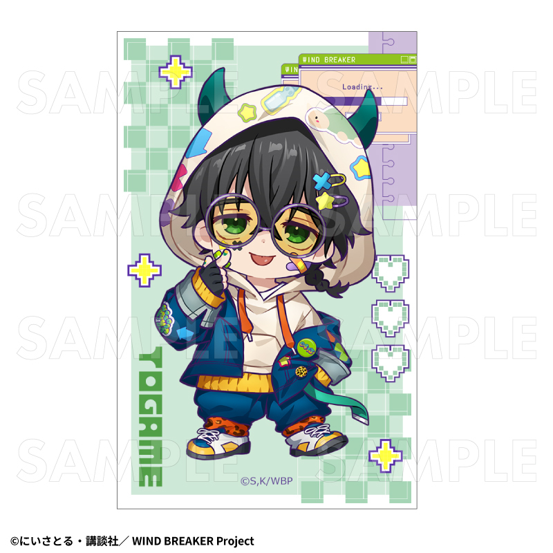 【2026年8月下旬発売】TVアニメ「WIND BREAKER」【でびデコパーカー】ちびキャラver. トレーディングミニブロマイド(全11種)