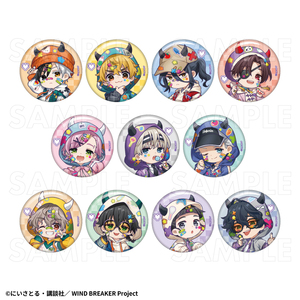 【2026年8月下旬発売】TVアニメ「WIND BREAKER」【でびデコパーカー】ちびキャラver.　トレーディング缶バッジ（全11種）