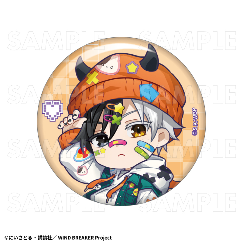 【2026年8月下旬発売】TVアニメ「WIND BREAKER」【でびデコパーカー】ちびキャラver. トレーディング缶バッジ(全11種)