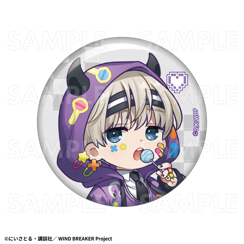【2026年8月下旬発売】TVアニメ「WIND BREAKER」【でびデコパーカー】ちびキャラver. トレーディング缶バッジ(全11種)