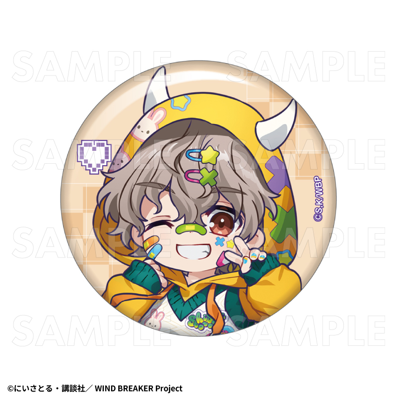 【2026年8月下旬発売】TVアニメ「WIND BREAKER」【でびデコパーカー】ちびキャラver. トレーディング缶バッジ(全11種)