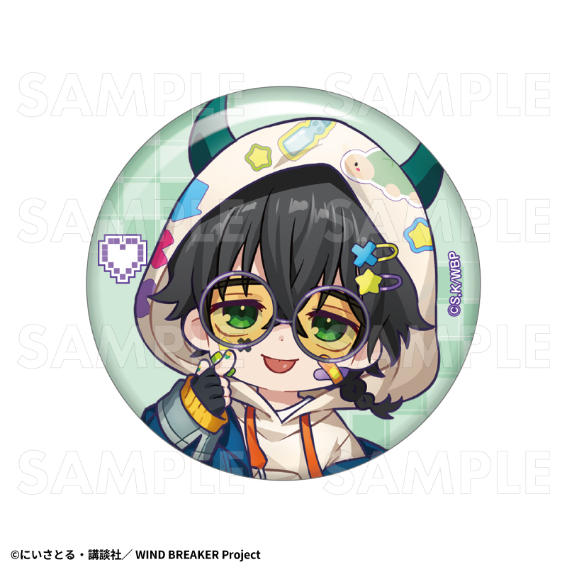 【2026年8月下旬発売】TVアニメ「WIND BREAKER」【でびデコパーカー】ちびキャラver. トレーディング缶バッジ(全11種)