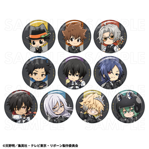 【2026年9月下旬発売】TVアニメ『家庭教師ヒットマンREBORN!』【BATTLE MODE BLACK】ちびキャラver.　トレーディング缶バッジ（全10種）