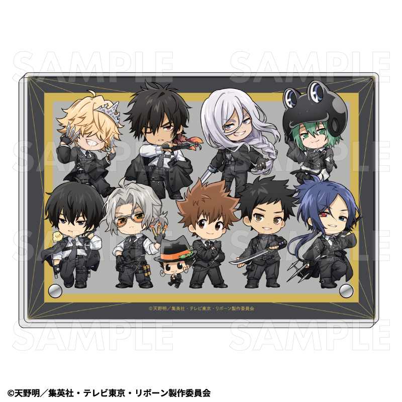 【2026年9月下旬発売】TVアニメ『家庭教師ヒットマンREBORN!』【BATTLE MODE BLACK】ちびキャラver.　アクリルボード（全1種）
