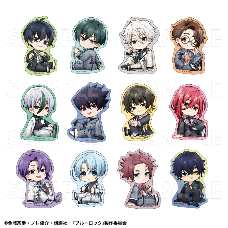 【2026年10月下旬発売】TVアニメ『ブルーロック』バレエコアStyle ちびキャラver. ダイカットステッカー(全12種)