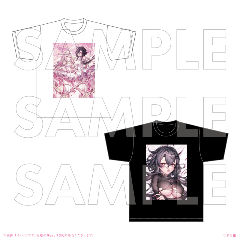 Tシャツ／米白粕画集発売記念グッズ（全2種）