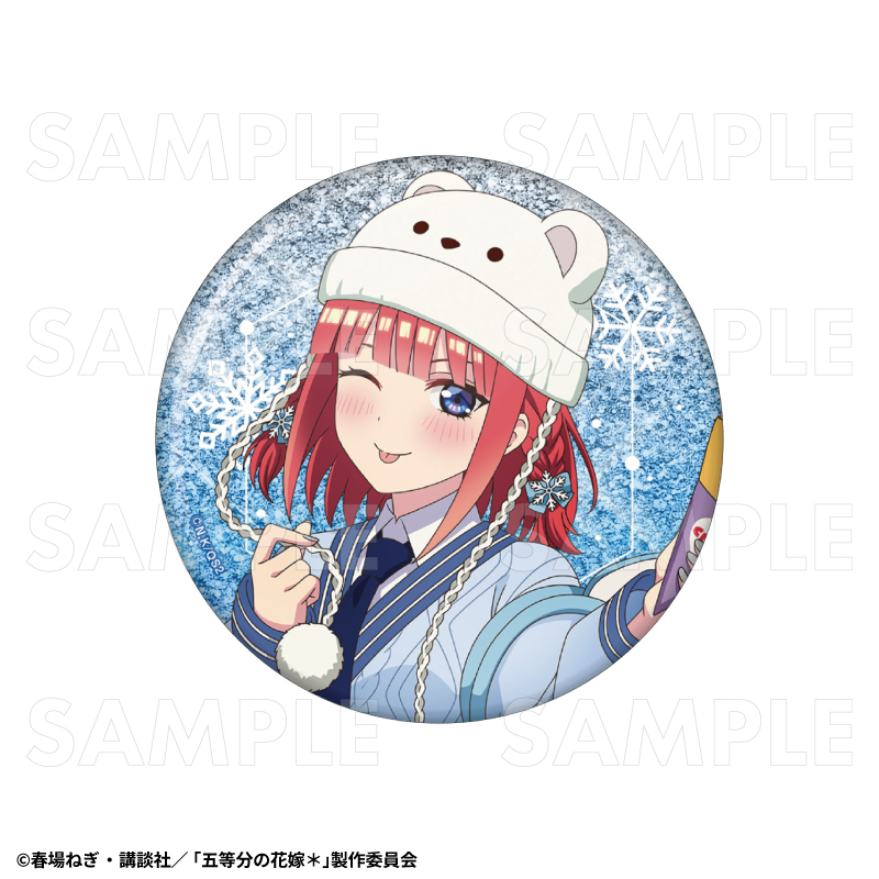 【2026年12月下旬発売】TVスペシャルアニメ『五等分の花嫁＊』ウインターMode　76mmグリッター缶バッジ（全5種）