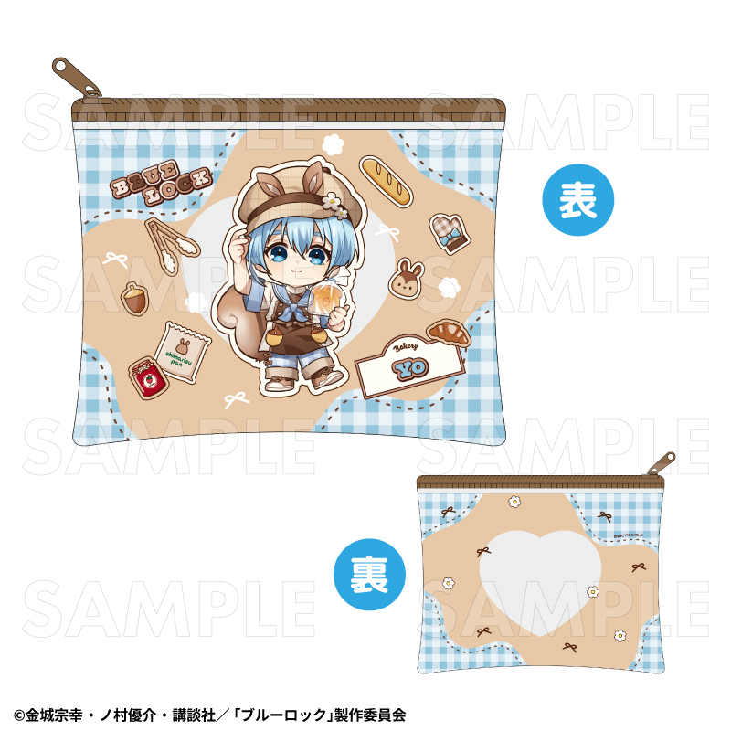 【2027年1月下旬発売】TVアニメ『ブルーロック』どんぐりベーカリー　クリアポーチ（全9種）