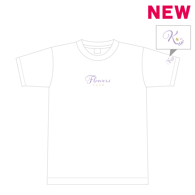 織田かおり Flowers Tシャツ
