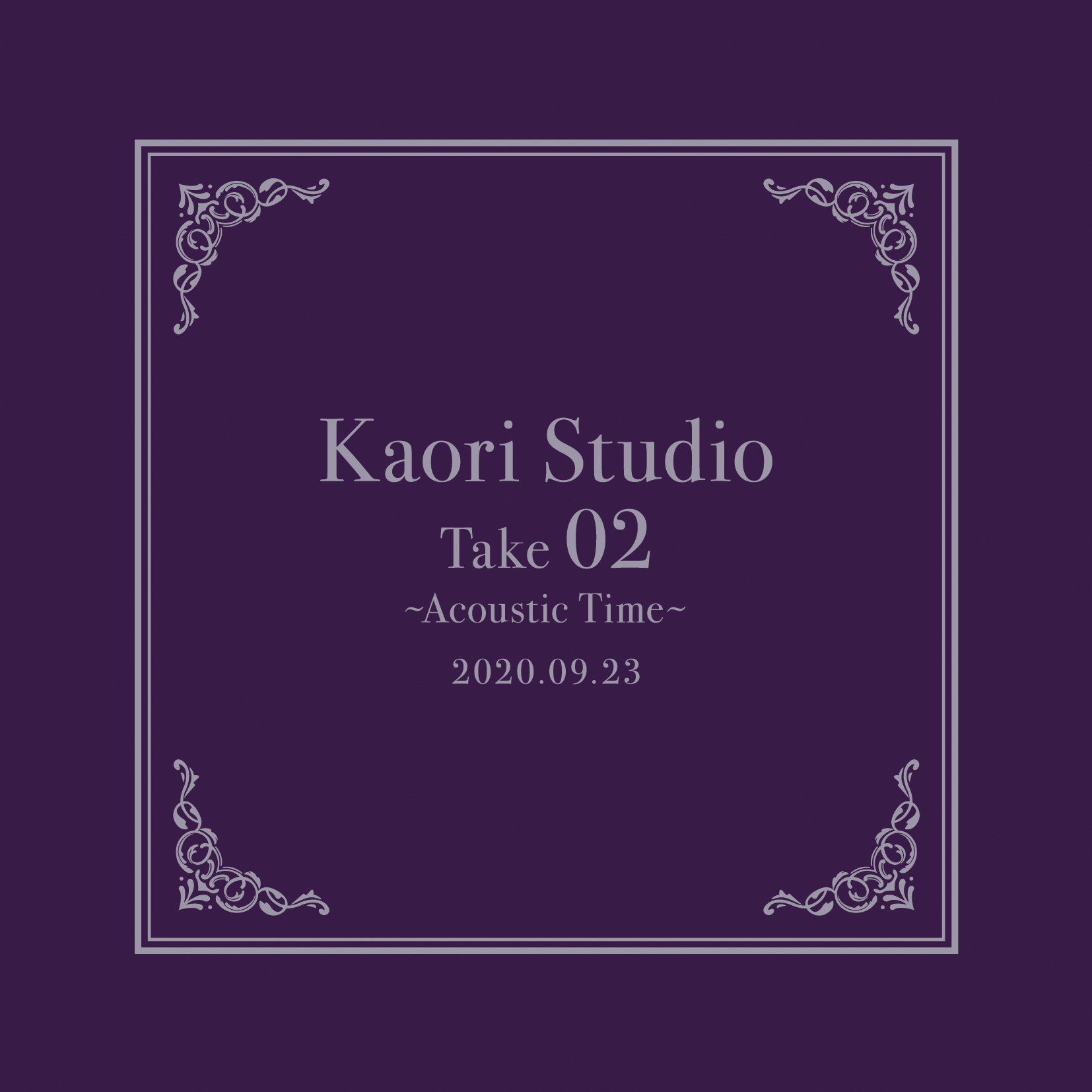 CD【織田かおり】Kaori Studio Take 02 ~Acoustic Time~